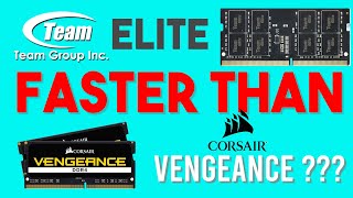 Team Elite DDR 4 Sodimm vs Corsair Vengeance vs Samsung [upl. by Anayet]