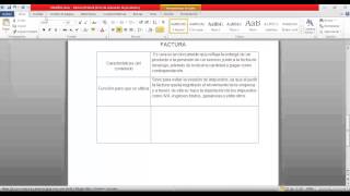 Como hacer los cuadros en documento de word [upl. by Jecoa517]