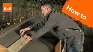 How to felt a shed roof [upl. by Dirgni]