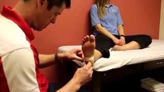 Taping Technique for Plantar Fasciitis [upl. by Yesrod802]