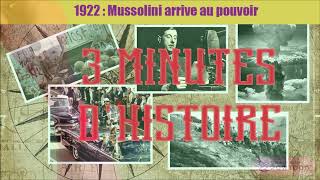 larrivée au pouvoir de Mussolini [upl. by Snah]