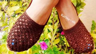 ⚠️ APRENDE A TEJER SANDALIAS TEJIDAS EN CROCHET PARA DAMAS [upl. by Nyleuqcaj329]