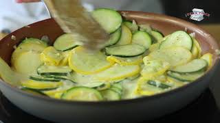 Zucchini and Squash Au Gratin Recipe [upl. by Lawson]