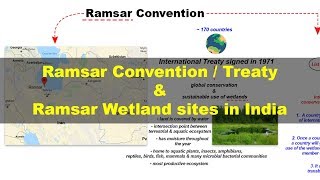 Ramsar Convention  Wetlands in India  UPSC Environment and Ecology [upl. by Bess]