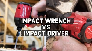 Impact Wrench vs Impact Driver  Whats The Difference [upl. by Oninrutas]