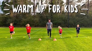 5 Min Warm up FOR KIDS [upl. by Ococ]