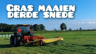 Grasmaaien derde snede  Boer Gerrit vlogt [upl. by Irt]