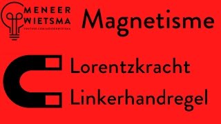 Natuurkunde uitleg Magnetisme 4a Lorentzkracht en Linkerhand regel [upl. by Ashien]