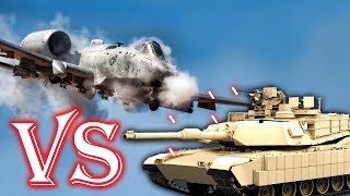 A 10 Warthog Vs Tanks  Tanks Killer A 10 Thunderbolt II in Action [upl. by Annaicul804]