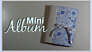 Tutorial Mini Album rápido y fácil  Scrapbook  MundoParty [upl. by Einahpats]