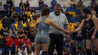 2020 Queen of the Mat  Girls Wrestling Tournament Highlights1252020 [upl. by Pardoes796]