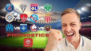 LIGUE 1  Mes 9 pronostics GRATUITS 💶 [upl. by Darrey]