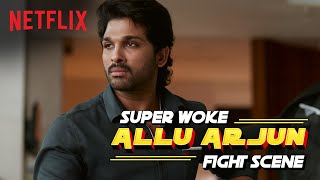 Allu Arjun Teaches A Lesson  Ala Vaikunthapurramloo  Netflix India [upl. by Snave]