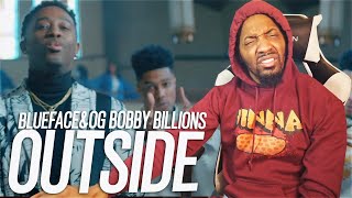 WTF BLUEFACE BEST VERSE  Blueface amp OG Bobby Billions  Outside Better Days REACTION [upl. by Ynohtona]