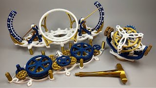 How to build a 3D Printed Triple Axis Tourbillon  Assembly Guide [upl. by Bokaj]