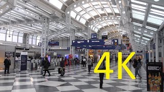 A 4K Video Tour of Chicago OHare International Airport ORD Terminals 13 [upl. by Marijo]