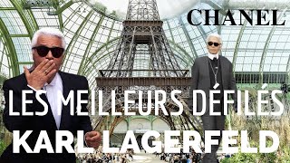 LES PLUS BEAUX DÉFILÉS DE KARL LAGERFELD POUR CHANEL [upl. by Yelwar]