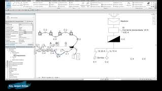 Revit Diagrama unifilar eléctrico [upl. by Neyuh737]