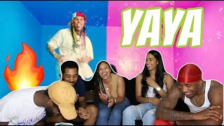 6IX9INE YAYA Official Music Video REACTION  REVIEW [upl. by Kalinda900]