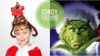 how to CINDY LOU HOO hairstyle [upl. by Adniram]