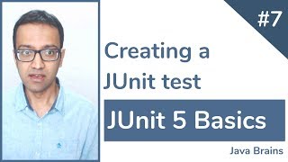 JUnit 5 Basics 7  Creating a JUnit test [upl. by Nov]