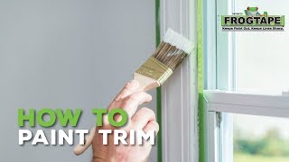 How to Paint Trim [upl. by Aihsemaj]