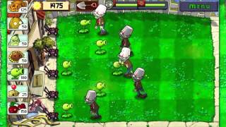 Plants vs Zombies PC FULL Walkthrough [upl. by Portingale]