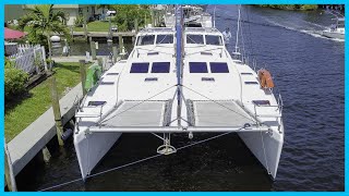 Is This the PERFECT BLUEWATER Cruising Catamaran Full Tour Learning the Lines [upl. by Wilkie]