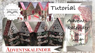 DIY  Adventskalender  Advent Calendar  Papier aus meinem Action Haul  Christmas  Tutorial [upl. by Aracahs261]