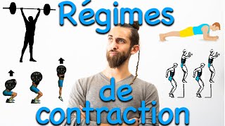 Les différents régimes de contraction musculaire [upl. by Niltac216]