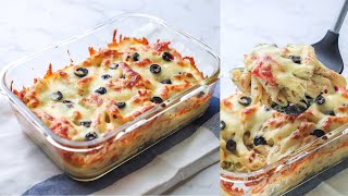 Baked Pasta Recipe  How To Make Baked Pasta  White Pasta Recipe [upl. by Lawton]