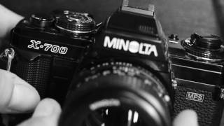 Vintage Camera Review Minolta X 700 [upl. by Tranquada]