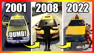 Evolution of TAXI LOGIC in GTA Games 20012022 [upl. by Sherrard]