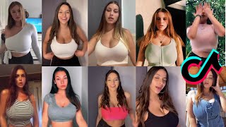 Awesome Busty and Hot Tiktok Cute Girls  No Bra Challenge  Trending Hot Show [upl. by Chuah]