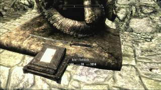 Skyrim Trophy Guide How to find Bolars Oathblade Really awesome looking sword [upl. by Ahseik818]