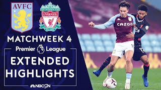 Aston Villa v Liverpool  PREMIER LEAGUE HIGHLIGHTS  1042020  NBC Sports [upl. by Uv]