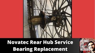 Novatec Rear Hub Service [upl. by Yttap739]