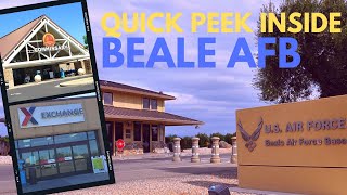 Quick Peek Inside Beale AFB  Commissary  Base Exchange [upl. by Belicia]