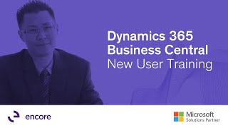 Dynamics 365 Business Central New User Training [upl. by Attenrad109]