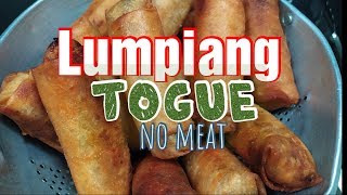 Lumpiang Togue Recipe Lutong Pinoy [upl. by Ern]