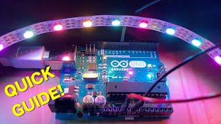 Addressable LED Strip  Arduino Tutorial [upl. by Ingmar]