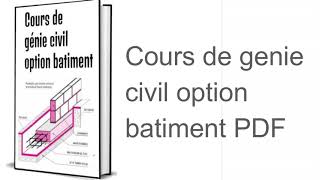 Cours de construction batiment PDF [upl. by Joellen]