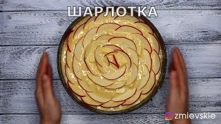 Шарлотка с яблоками в духовке как приготовить рецепт [upl. by Assadah]