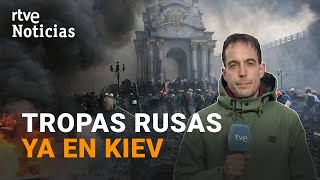 GUERRA UCRANIA  Las TROPAS RUSAS consiguen ENTRAR en KIEV  RTVE Noticias [upl. by Nesnah180]