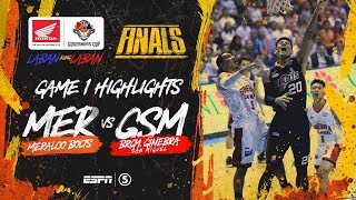 Highlights G1 Meralco vs Ginebra  PBA Governors’ Cup 2019 Finals [upl. by Donahue419]