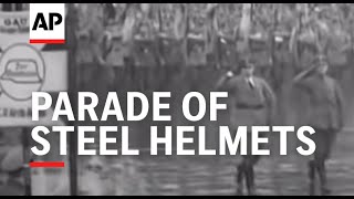 BERLIN SEES PARADE OF STEEL HELMETS  SOUND [upl. by Onyx42]