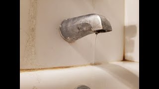 How to Fix Leaky Bathtub Faucet Drip [upl. by Lynnelle]