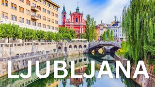 LJUBLJANA TRAVEL GUIDE  Top 10 Things to do in Ljubljana Slovenia [upl. by Aniuqahs]