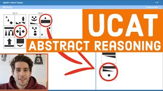 UCAT ABSTRACT REASONING Answering questions LIVE on camera  KharmaMedic [upl. by Kenaz898]