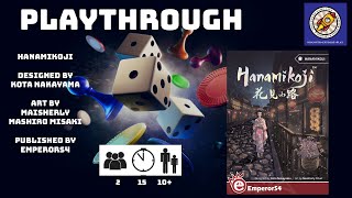 Hanamikoji Playthrough [upl. by Adnamor173]